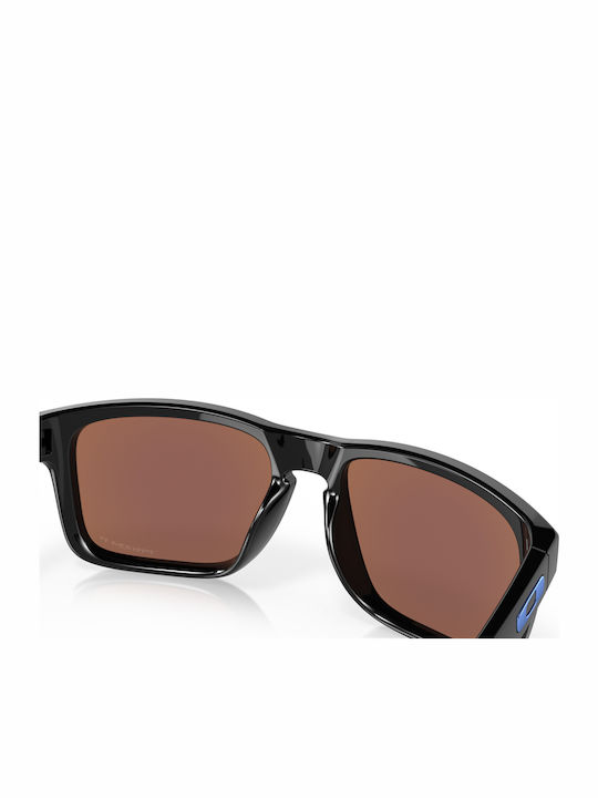 Oakley Holbrook Men's Sunglasses with Black Plastic Frame and Blue Polarized Mirror Lens OO9102-C1
