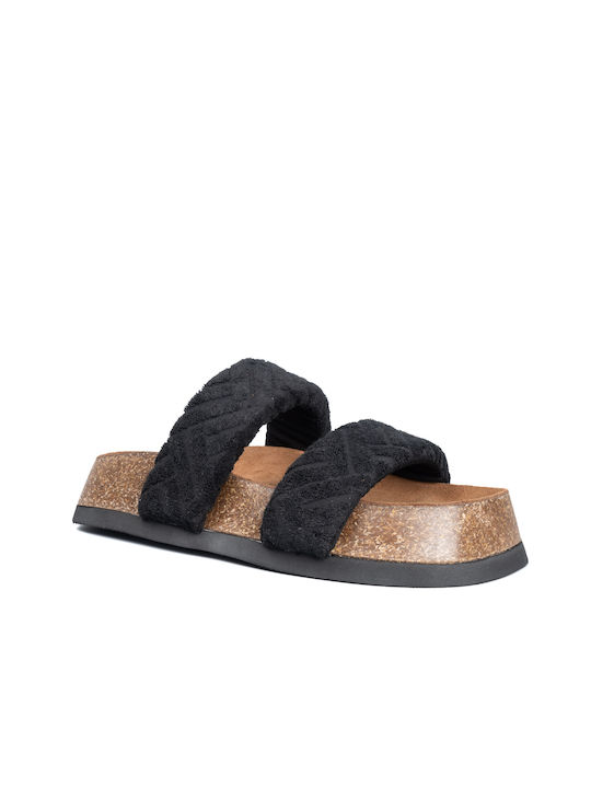 Favela Women's Flat Sandals in Black Color