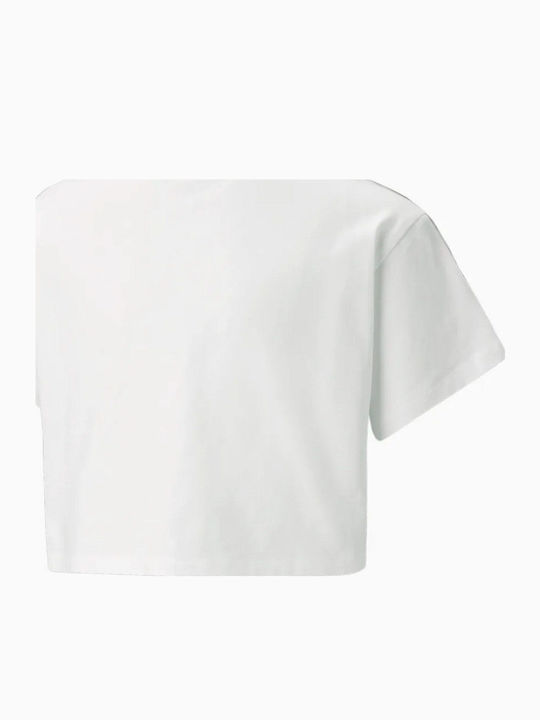 PUMA Crop Top Λευκό