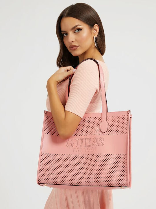 Guess Women's Bag Tote Hand Pink