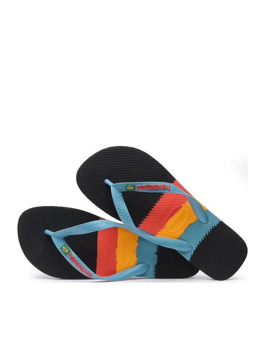 Brasil Tech Men's Flip Flops Black
