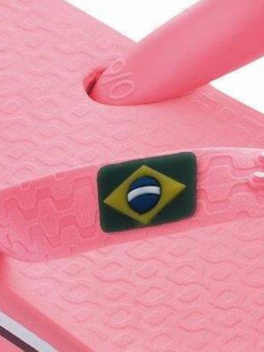Șlapi pentru copii Flip Flops Roz Classic Brasil II