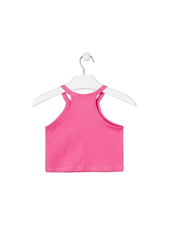 Losan Kids Crop Top Sleeveless Pink