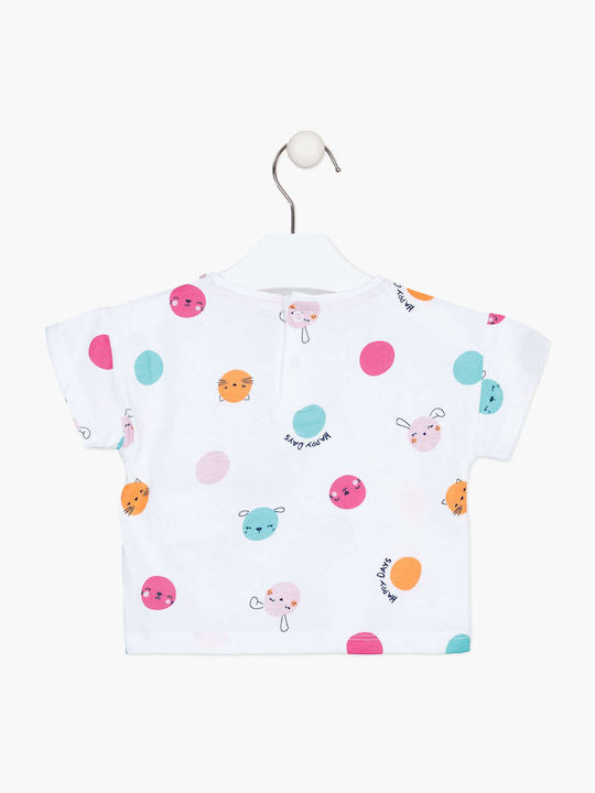 Losan Kids Blouse Short Sleeve White