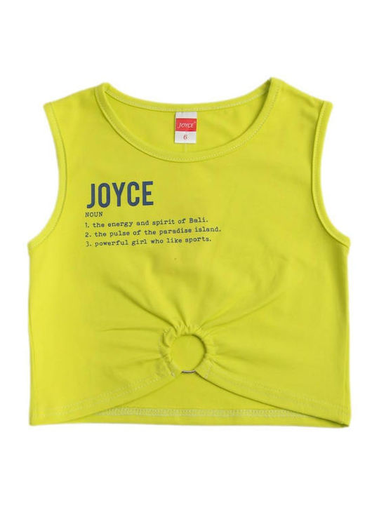 Joyce Παιδικό Σετ με Σορτς Κίτρινο 2τμχ