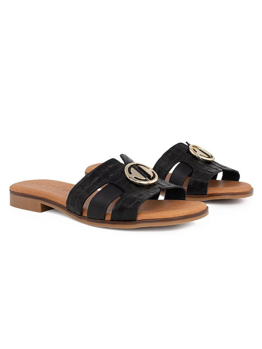 Castor Anatomic Handmade Leather Women's Sandals Black