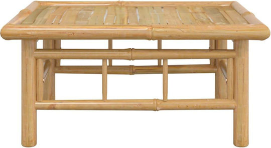 Masa Masa de lounge pentru spații exterioare mici de bambus 65x55x30buc