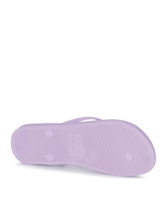 Colours Fem Frauen Flip Flops in Lila Farbe