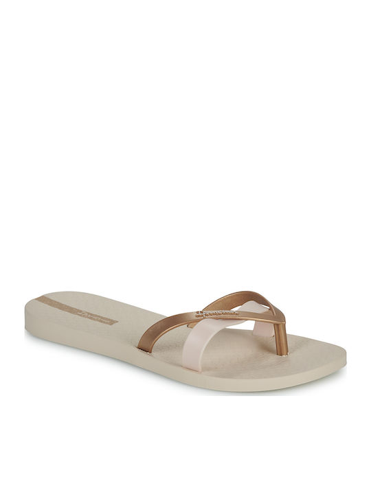 Kirei Frauen Flip Flops in Beige Farbe