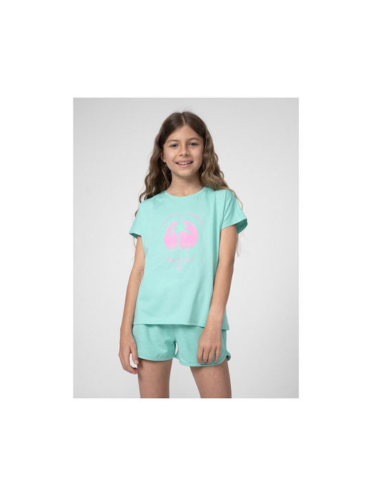 4F Kids T-shirt Turquoise