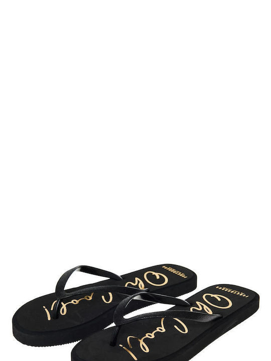 Funky Buddha Women's Flip Flops Black