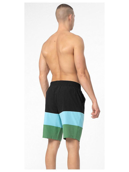 4F Herren Badebekleidung Shorts Mehrfarbig Gestreift