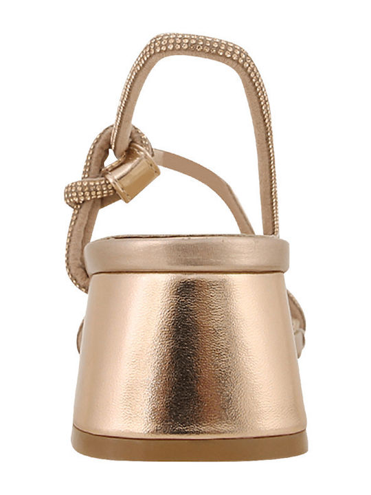 Stes Πέδιλα με Στρας rosegold
