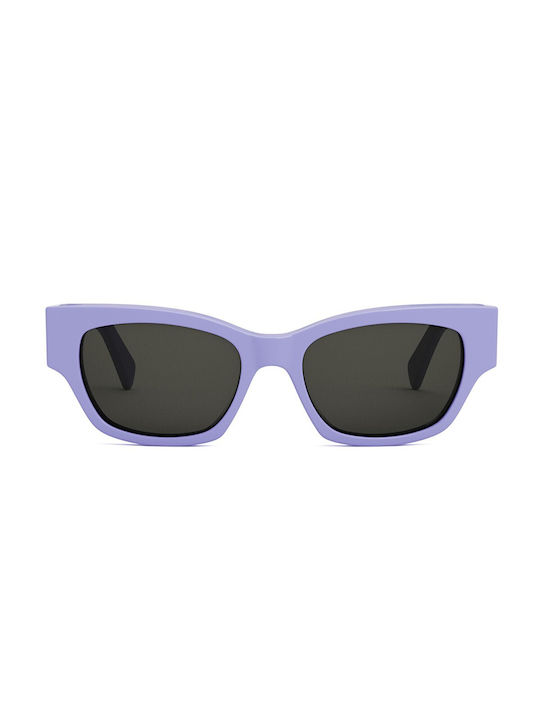 Celine Women's Sunglasses with Purple Plastic Frame and Gray Lens CL40197U-78A