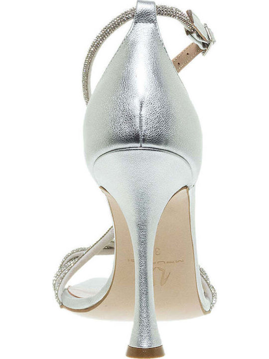 Leder Sandalen mit Strass Moon