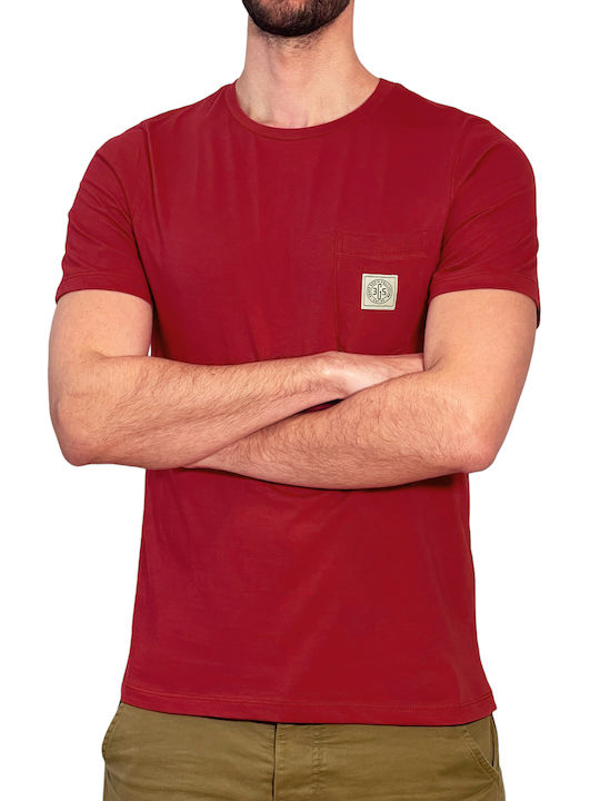 3Guys Men's Short Sleeve T-shirt Red