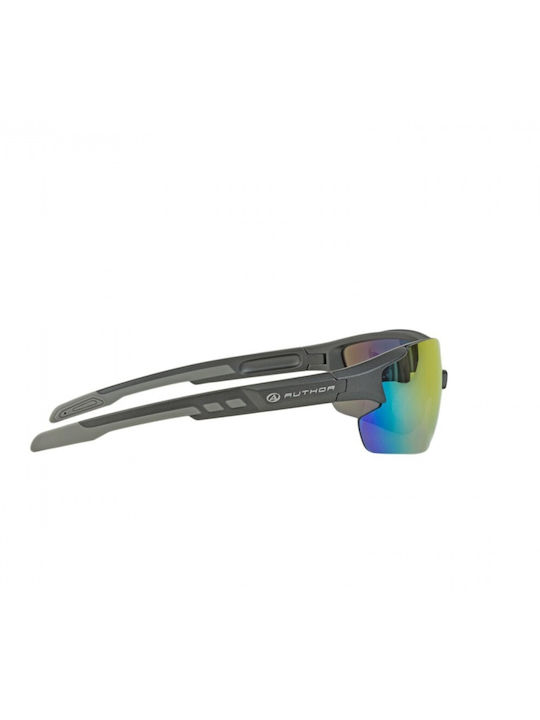 Author Sunglasses Vision LX Sunglasses with Black Plastic Frame and Orange Lens 09201102