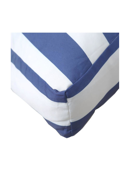 vidaXL Palette Sofa Cushion with Backrest Bamboo Blue 2 Pieces 120x80cm