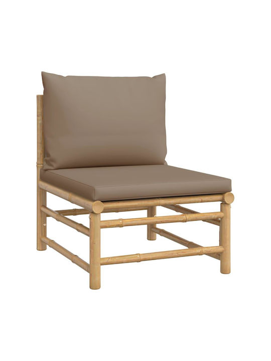 Baumsessel-Sofa Außenbereich Bamboo mit Kissen 193x69x65cm