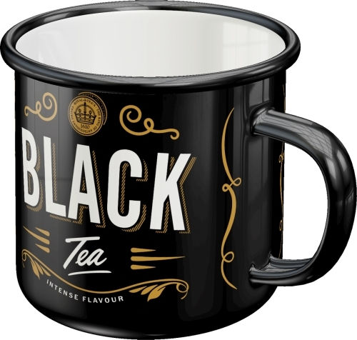 Nostalgic Art Black Tea Κούπα Εμαγιέ Μαύρη 360ml Nostalgic Art Black Tea Κούπα Εμαγιέ Μαύρη 360ml