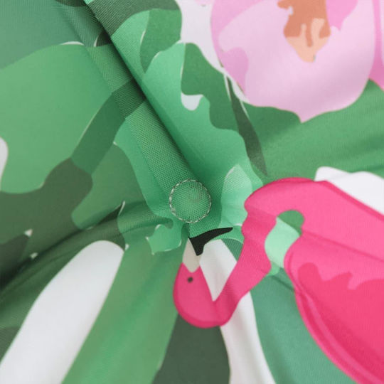 vidaXL Perna Scaunului De Grădină Cu Spătar Bambus Verde 2 Buc 70x70 Cm