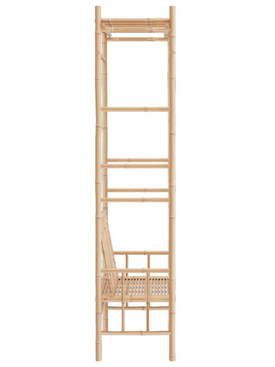 Παγκάκι Εξωτερικού Χώρου Μπαμπού 116x52x220cm