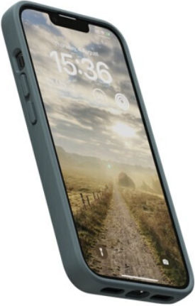 Njord Fabric Tonal Back Cover Υφασμάτινο Dark Grey (iPhone 14)