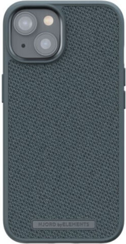Njord Fabric Tonal Back Cover Υφασμάτινο Dark Grey (iPhone 14)