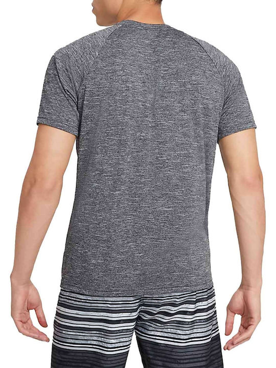 Nike Essential Hydroguard UPF 40+ Ανδρική Κοντομάνικη Αντηλιακή Μπλούζα Γκρι