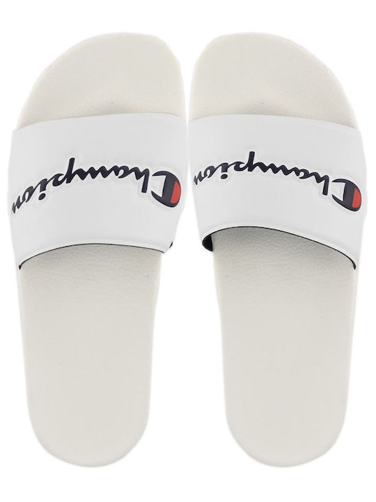 Varsity Slides mit Plattformen in Weißes Farbe