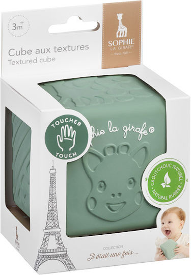 Sophie La Girafe Cub de Activități Cub cu Texturi Reliefate din Silicon pentru 3++ Luni