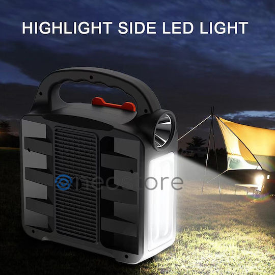 Sistem De Iluminat Solar EP-396 Cu Obiectiv 3 Becuri Radio Și Încărcător USB EP-396