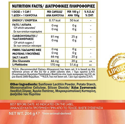 John Noa Liposomal Zinc Route 66mg 90 veg. Kappen