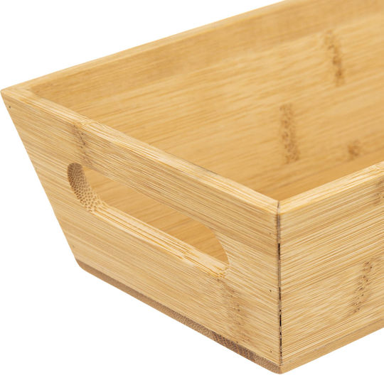 Atmosphera Coș de pâine din bambus Maro 33x14x7cm