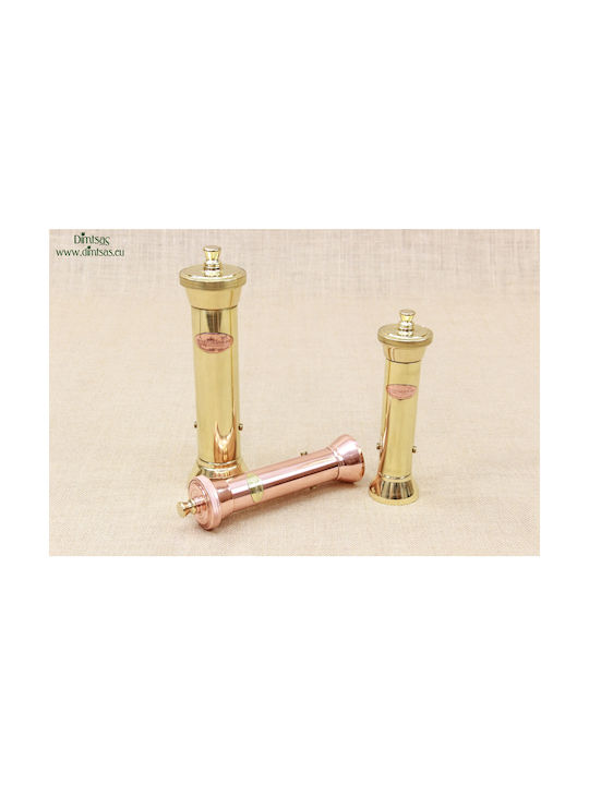 Manual Metallic Pepper Mill Bronze