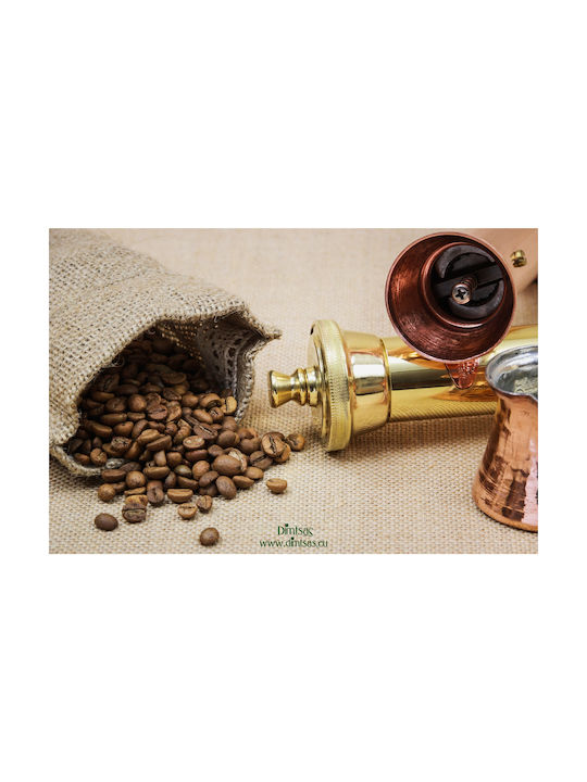 Manual Metallic Pepper Mill Brown