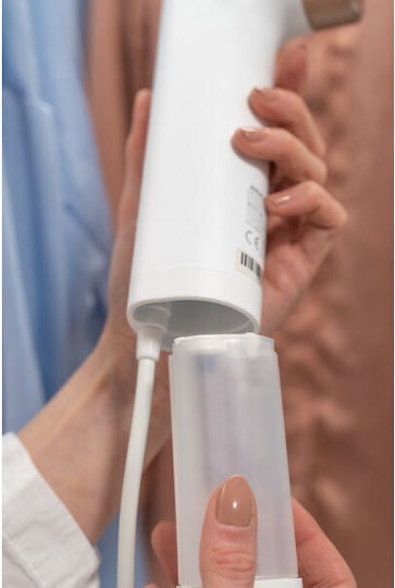 MPM Aparat de călcat cu abur pentru haine de Mână 1200W cu rezervor 95ml Alb