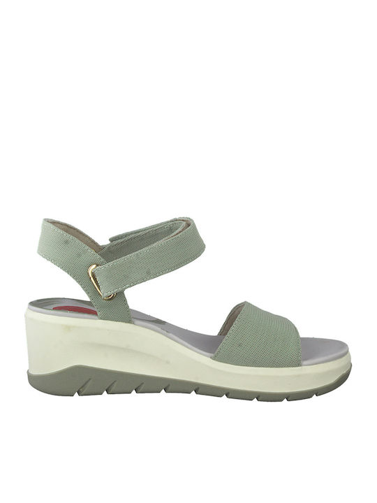 Anatomic Women's Fabric Platform Shoes Olive 8-28761-20 701