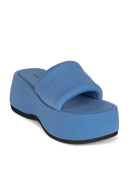 Jeffrey Campbell Women's Platform Wedge Sandals Blue