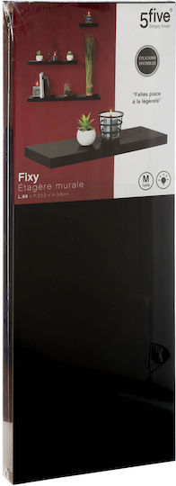 Shelf Wall Black 60x23.5x3.8cm