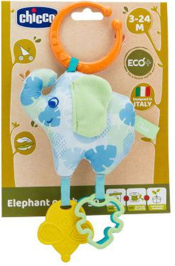Chicco Κρεμαστό Παιχνίδι Αυτοκινήτου με Μασητικό Ελεφαντάκι ECO+