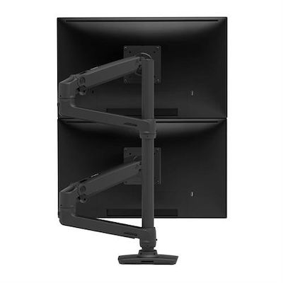 Ergotron LX Series LX Dual Stand Desk Mounted for 2 Monitors up to 40" with Arm