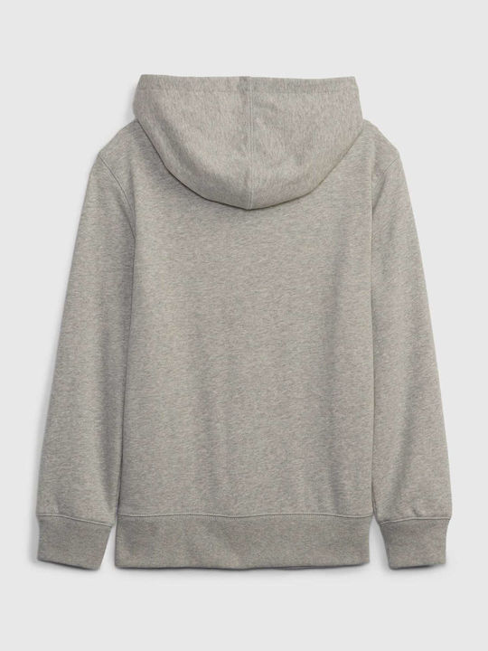 GAP Boys Hooded Sweatshirt with Zipper Gray