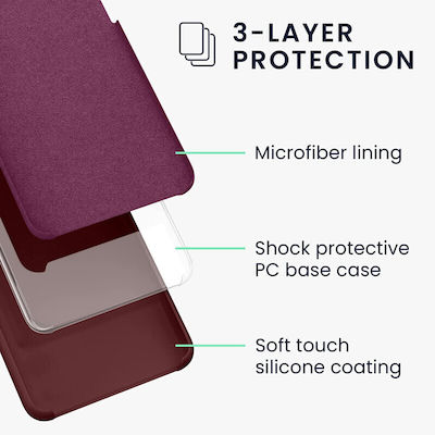 KWmobile Silicone Back Cover Bordeaux Purple (Galaxy A54)