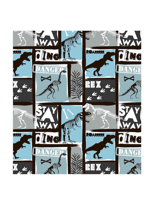 Melinen Set Cearceafuri Pentru Copii Single Dino 160x260cm