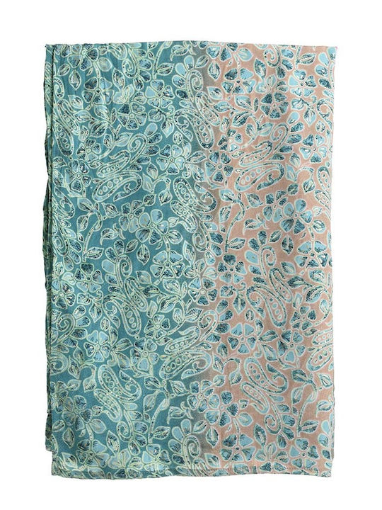 Ble Resort Collection Women's Scarf Turquoise 5-43-348-0022