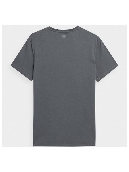 4F Men's Short Sleeve T-shirt Gray