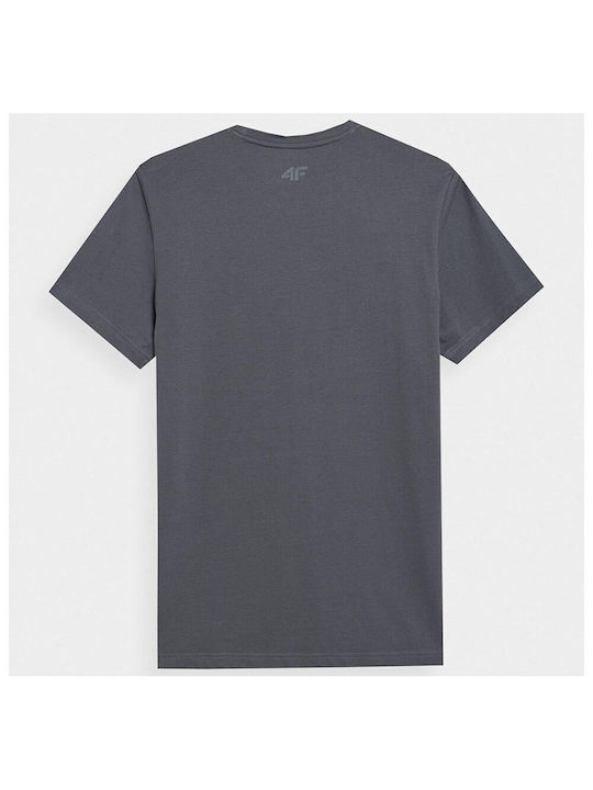 4F Men's Short Sleeve T-shirt Gray