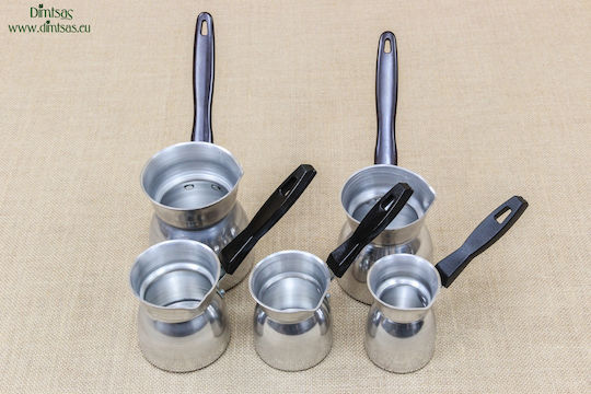 Briki aus Aluminium Νο6 in Silber Farbe