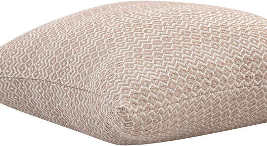 Madi Madi Herhaling Decorative Pillow Case 100% Cotton Beige 45x45cm